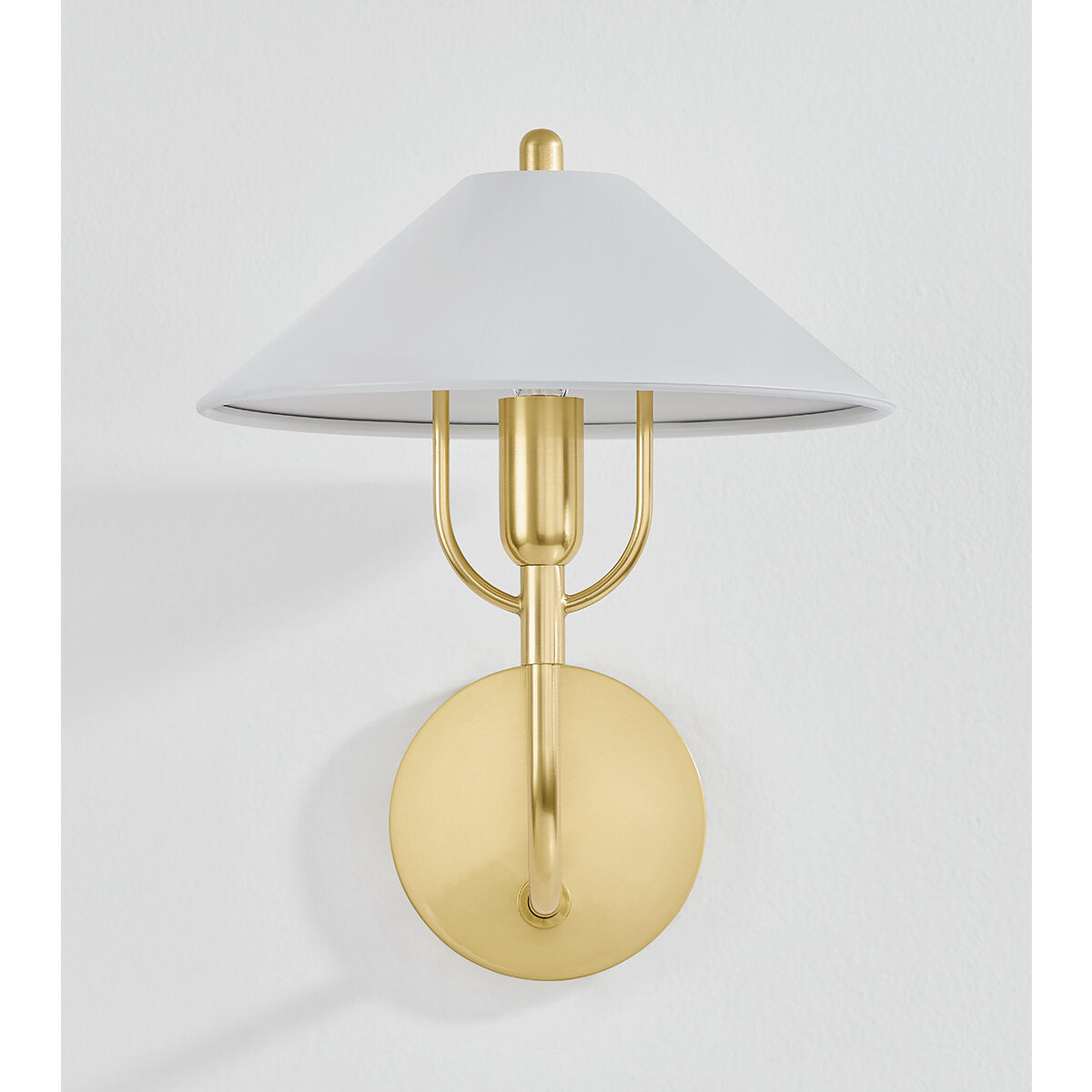 Mariel 1 Light 9.75 inch Aged Brass/Soft White Wall Sconce Wall Light in Aged Brass and Soft White